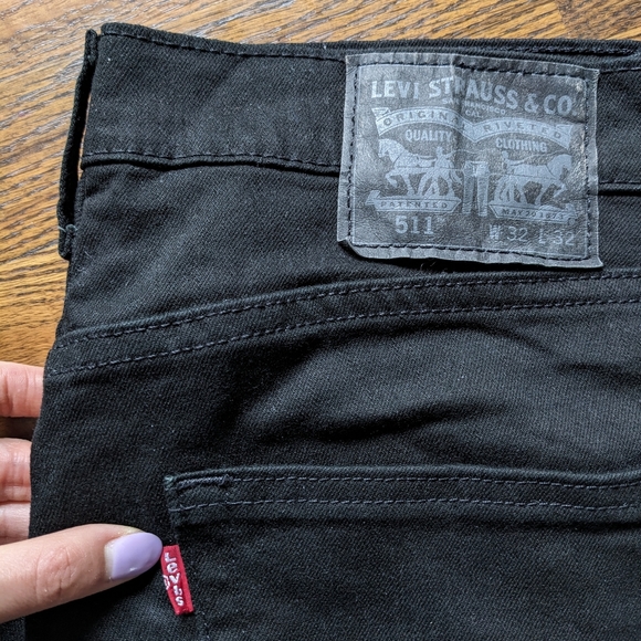 ✨SOLD✨Levi's 511 Slim Fit Jeans - 32 x 32 - Black - Picture 4 of 8
